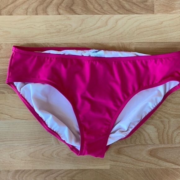 Land’s End hipster Plus Size swim bottoms 16 hot pink - Picture 1 of 3